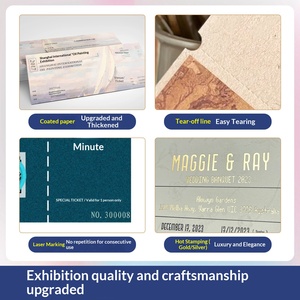 Boletos Personalizados de Papel Couché Impresos en Offset con Estampado en Caliente y Codificación para Parques Infantiles, Zonas Turísticas y Boletería de Autoservicio - Product Image 3