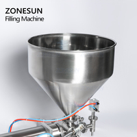 ZONESUN ZS-GT1P Entièrement Pneumatique L'alcool HandSanitizer CleanGel LiquidSoap Distributeur de Bouteille Machine de Remplissage