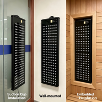 Panneau de lumière rouge étanche IP65 à succès, 630-1060nm, 200 LED, pour sauna, soulagement de la douleur et récupération, certifié CE RoHS FCC, fournisseur pour usage commercial