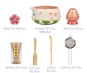 Batidor de Bambú Hecho a Mano para Té Verde Japonés, 100 Puntas, Accesorios para Chawan de Cerámica, Herramientas para Matcha Sakura, Tazón para Té - Product Image 2