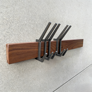 <span class=keywords><strong>Appendiabiti</strong></span> da Parete Pieghevole in Metallo, Ganci Nascosti Richiudibili, Organizzatore per Ingresso e Soggiorno, Arredo Casa <span class=keywords><strong>Moderno</strong></span> - Product Image 5