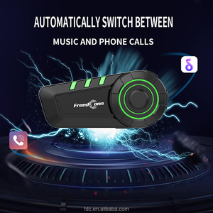Freedconn ky Bluetooth <span class=keywords><strong>Intercom</strong></span> Tai nghe IP65 không thấm nước với cho Bluetooth 5.2 xe máy Bluetooth <span class=keywords><strong>Intercom</strong></span> tai nghe - Product Image 4