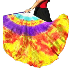 Drapeaux de louange prophétique, voiles en soie et rubans pour la danse de louange et le culte, pour femmes et jeunes <span class=keywords><strong>filles</strong></span>, tenues de performance pour le ministère - Product Image 5