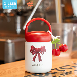 Caldo in corea 316 in acciaio inox 200ml sottovuoto bottiglia di acqua studente Tumbler piccola capacità <span class=keywords><strong>Thermos</strong></span> portatile con manico - Product Image 4