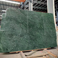 Marbre vert indien de luxe pierre naturelle pour la décoration de la maison carrelage Sandwich panneau mural évier de cuisine comptoir vanité lavabo