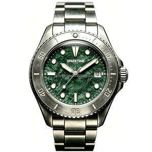Reloj Mecánico OEM ODM con Esfera Verde Estampada, Acero Inoxidable, Resistente al Agua, Informal, para Regalos Corporativos - Product Image 1