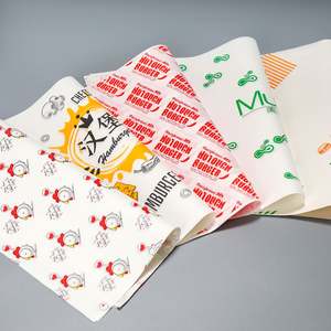 Papier d'emballage personnalisé imperméable et résistant à la graisse pour aliments, hamburgers, sandwichs, pains, plats à emporter, papier résistant à l'huile pour l'emballage - Product Image 6