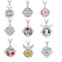 Collier Cloche Tibétaine Merryshine Joyas De Plata Chaîne en Argent 925 Bijoux en Argent 925 Vente en Gros