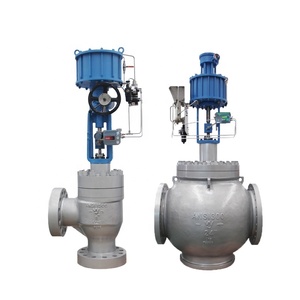 Válvula de Control Caged de Gran Calibre y Presión Criogénica Equilibrada WUZHONG de China con Posicionadores Inteligentes Fisher DVC2000 DVC6200 - Product Image 1