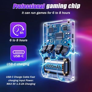 Yuou <b>Handheld</b> Game <b>Console</b>-Linux-Based <b>Retro</b> Gaming 3.5" 640x480 Screen 64GB Storage Rockchip RK3326 Quad-Core 1.5GHz CPU - Product Image 3