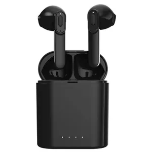 Low price bluetooth handsfree wireless double earbuds earphone with rechargeable case