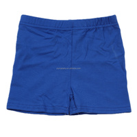 Vente en gros de shorts décontractés de haute qualité en coton élastique à taille haute, confortables, grande taille, de couleur unie pour enfants