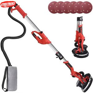 <span class=keywords><strong>Ponceuse</strong></span> murale électrique puissante de 1580 W à 6 vitesses variables, <span class=keywords><strong>ponceuse</strong></span> électrique pour cloisons sèches, <span class=keywords><strong>ponceuse</strong></span> à polir les murs avec aspiration pour <span class=keywords><strong>plafond</strong></span> - Product Image 1