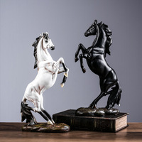 Nouveaux ornements chinois Feng Shui, Douze animaux du zodiaque, Arrivée de la prospérité (Chevaux), Cadeaux de décoration pour la maison et le bureau