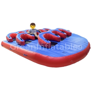 Tubos inflables de tracción para deportes acuáticos, flotador de asiento cómodo y tubo de refuerzo para equipo remolcable de juego de agua - Product Image 4