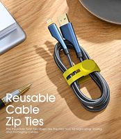 Organisateur de câble en silicone réglable multifonctionnel réutilisable pour les petits appareils de bureau à domicile