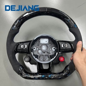 Volant en fibre de carbone avec LED pour Volkswagen MK7 MK6 Golf7 Polo CC Jetta Tiguan <span class=keywords><strong>GTI</strong></span> R GTD GTS - Product Image 2