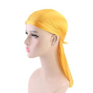 Durag multifonctionnel en soie douce de haute qualité pour hommes, avec logo personnalisé, séchage rapide, vente en gros - Product Image 4