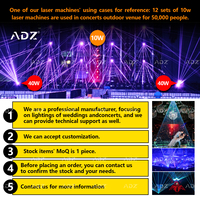 Projecteur LED Cube Laser ADZ 2W 3W 5W 10W Effet Cendrillon pour Mariage, Scène, DJ, Spectacle et Boîte de Nuit avec Contrôle DMX