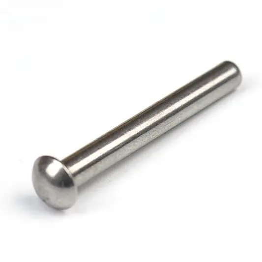 Round Head Rivets Chrome Plated Copper 8 x 13 x 4.7mm 