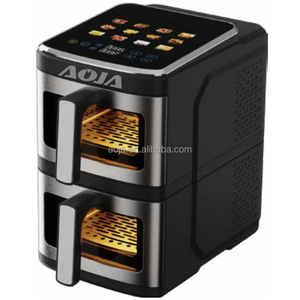 Freidora de Aire Eléctrica de Doble Zona de Cocción con Pantalla Digital a Color, 12 Menús Preestablecidos, Gran Capacidad de 5.5L+5.5L, Control Dual, para el Hogar - Product Image 3