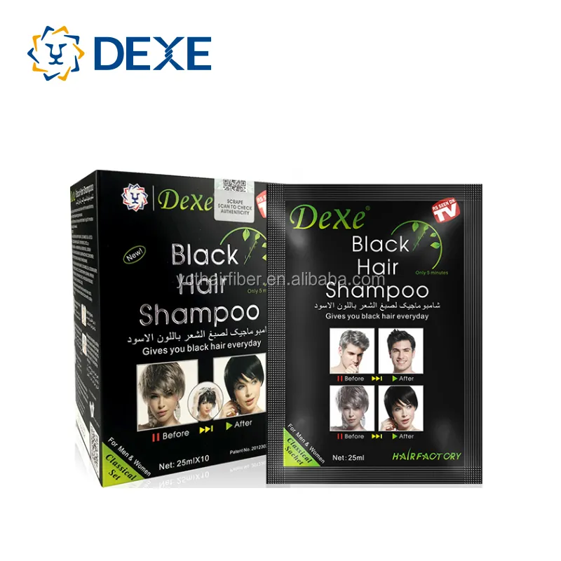 Шампунь для черных волос Dexe для ежедневного использования, стойкий натуральный шампунь для черных волос, купить шампунь для черных волос