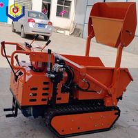 Mini-Raupenlader für Garten und Landwirtschaft, 350kg Traglast, Changchai-Motor, Hochlastgetriebe, Selbstladend