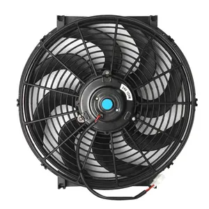 Ventilador Universal para Auto <span class=keywords><strong>de</strong></span> 14 Pulgadas, 12V/24V, 120W, para Sistema <span class=keywords><strong>de</strong></span> <span class=keywords><strong>Aire</strong></span> Acondicionado y Refrigeración <span class=keywords><strong>de</strong></span> PC - Product Image 1