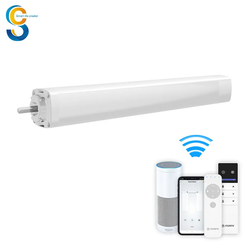 Dongguan Tuya Smart Rs485 Wifi Home 100v-240v Motorized Remote Control Dry Contact Zwave Wire Curtain Motor