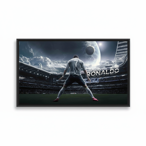 Cristiano Ronaldo Canvas Print: Personalized Sports Decor,<b>BLACK</b> <b>FRAMED</b> CANVAS - Product Image 2