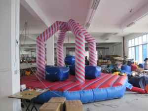 <b>Inflatable</b> Pvc Ball Fighting Arena 6M X 4M 500Kg Capacity for Sports Events - Product Image 5