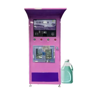 golden supplier manual liquid soap dispenser Electric liquid filling pump machine advertisement for detergent vending machine