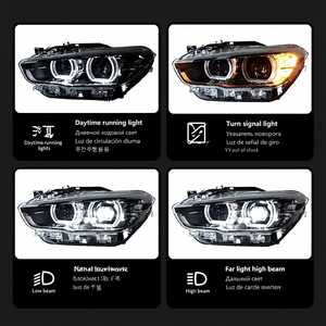 Conjunto de Faros Delanteros Importados para Serie 1 F20 15-18, 12V LED Láser, Luz Diurna Tipo Cuchara, Alta Potencia, Proporciona una Iluminación Brillante - Product Image 4