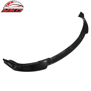 Compatible con Tesla Model X 22-25, estilo IKON, 3 piezas, alerón delantero para parachoques, negro brillante, accesorio exterior de alta calidad - Product Image 2