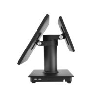 Système de point de vente à double écran 15 pouces + 9,7 pouces, écran tactile capacitif, caisse enregistreuse, système d'exploitation Windows, avec 3 ans de garantie