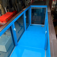 Piscine en conteneur en acier industriel détachable sur mesure de 20 pieds et 40 pieds avec conception modulaire préfabriquée, durable et écologique