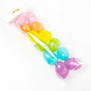Œuf <span class=keywords><strong>de</strong></span> pâques en plastique coloré meoji, pouces, pour mélanger les bonbons, Promotion spéciale - Product Image 3