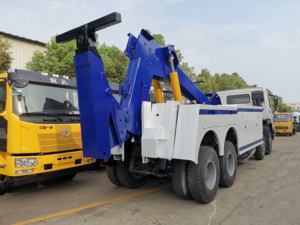 Chinesische 50Ton Road Wrecker Abschlepp wagen Kran mit Howo und Shacman Trucks Optional - Product Image 3