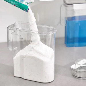 Cubo de Almacenamiento de Plástico PET Transparente de Gran Capacidad al por Mayor con Tapa Sellada, Caja Rectangular, Contenedor para Detergente - Product Image 3