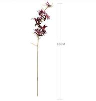 Fleurs artificielles en soie Dendrobium faites à la main avec un toucher naturel pour la décoration de la maison, des mariages, d'Halloween et de Noël, et pour la photographie