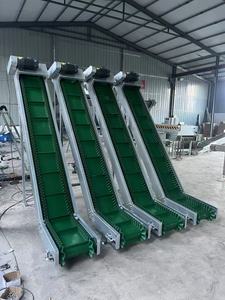 Il nastro trasportatore orizzontale del nastro di pendenza verde supporta la personalizzazione. - Product Image 5