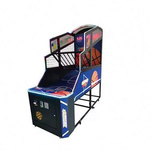 Console de jeu électronique interactive d'arcade à monnayeur pour adultes, machine de basketball pliable d'intérieur - Product Image 2
