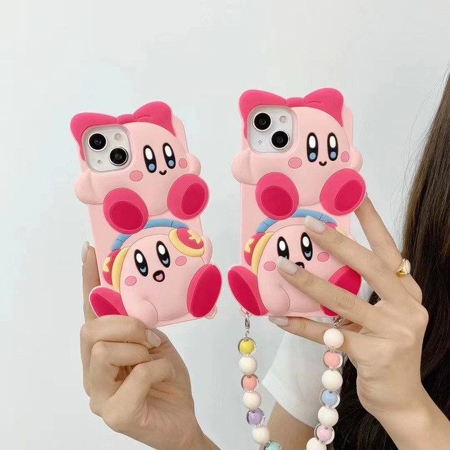 Silicone Stack Cartoon Mobile Phone Cases Full Package Soft Shell Cute Design Waterproof Shockproof Multi-Brand Compatible