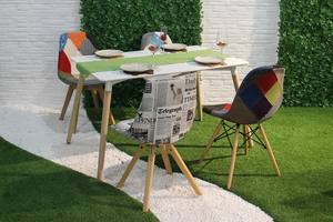 Rallonge de table à manger en bois mdf avec prix d'usine bon marché - Product Image 3