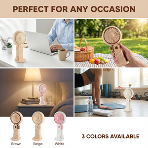 Kipas Genggam Mini Portabel Ultra-Cepat 5-Kecepatan, Pendingin Kuat, Pengisian Daya USB Mobil, Plastik Berkualitas Tinggi untuk Rumah Tangga - Product Image 5