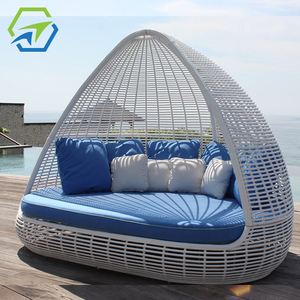<span class=keywords><strong>Cama</strong></span> de Piscina para Exteriores, Tumbona de Lujo para Jardín, <span class=keywords><strong>Cama</strong></span> de Día Tipo Cabana para Resort, Playa y Hotel - Product Image 4
