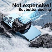 Refroidisseur de téléphone portable universel à clipser, à flux d'air élevé, à refroidissement rapide, pour le jeu et les manettes de jeu