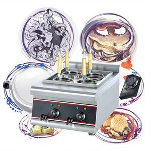 Cuisinière à pâtes électrique en acier inoxydable haute productivité 6000W, facile à nettoyer, avec installation facile pour une utilisation professionnelle en cantine - Product Image 3