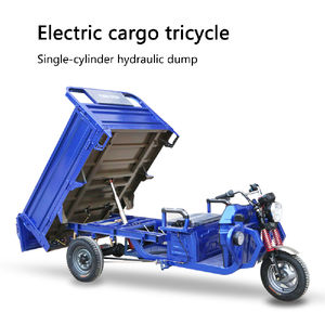 1500W 72V 58Ah Tricycle with Hydraulic Dump Customizable <b>Box</b> Trike - Product Image 1