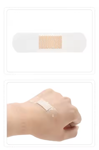 Non-tissé/PE/tissu élastique/PU + tampon Non tissé pansement en plâtre médical étanche/plâtre de premiers soins - Product Image 2